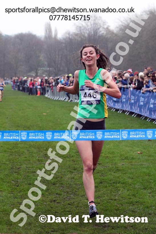 Women's under-17s and under-20s European Cross Country Trials, Sefton Park, Liverpool. Photo: David T. Hewitson/Sports for All Pics
